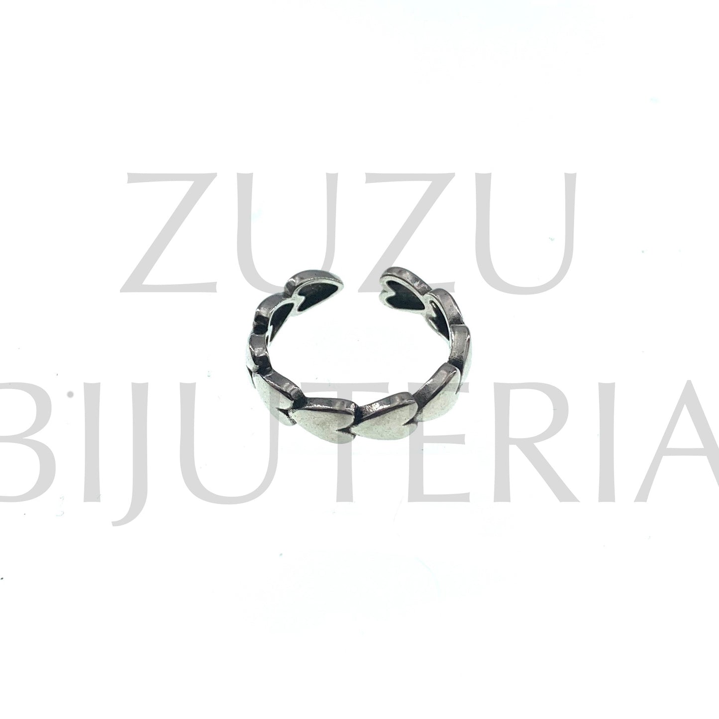 Anel (Ajustável) - Banho a Prata