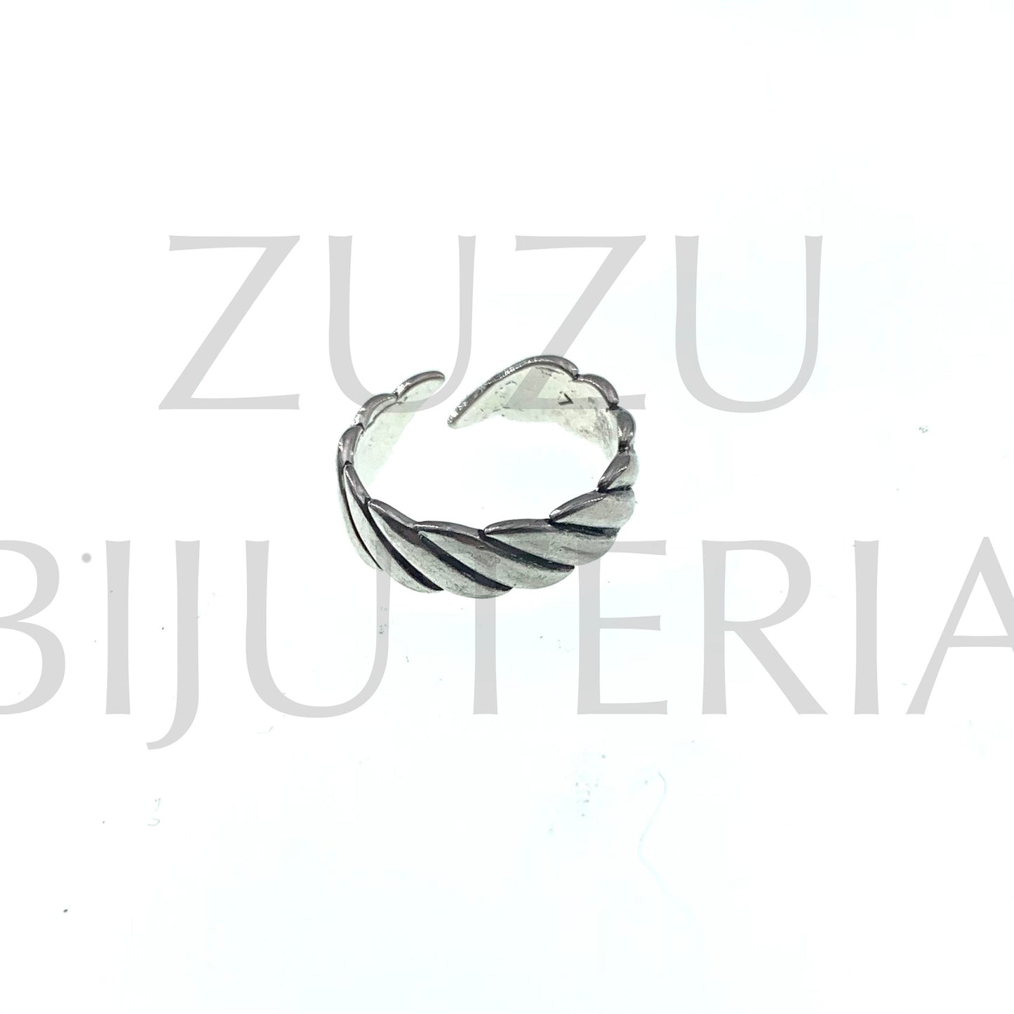 Anel (Ajustável) - Banho a Prata