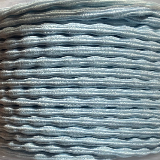 Fio Elástico Onduladas Azul Claro (1 metro) 3mm