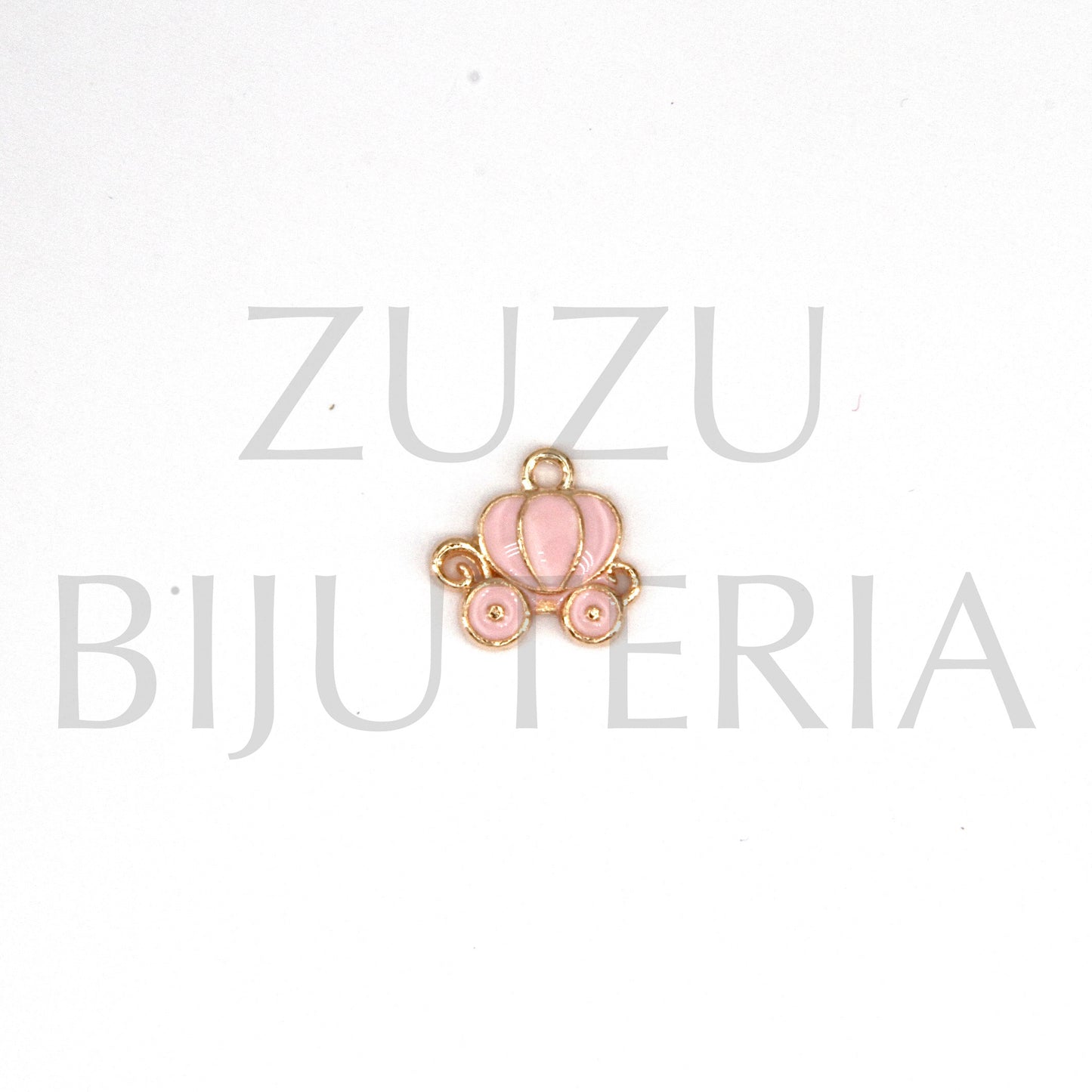 Carousel Pendant 12mm x 13mm - Copper