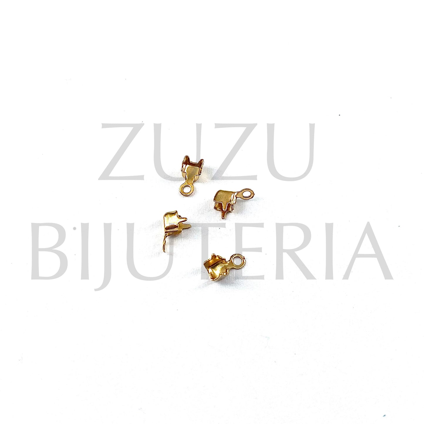 Tapa nó Dourado (Pack 6) 2mm - Aço Inox