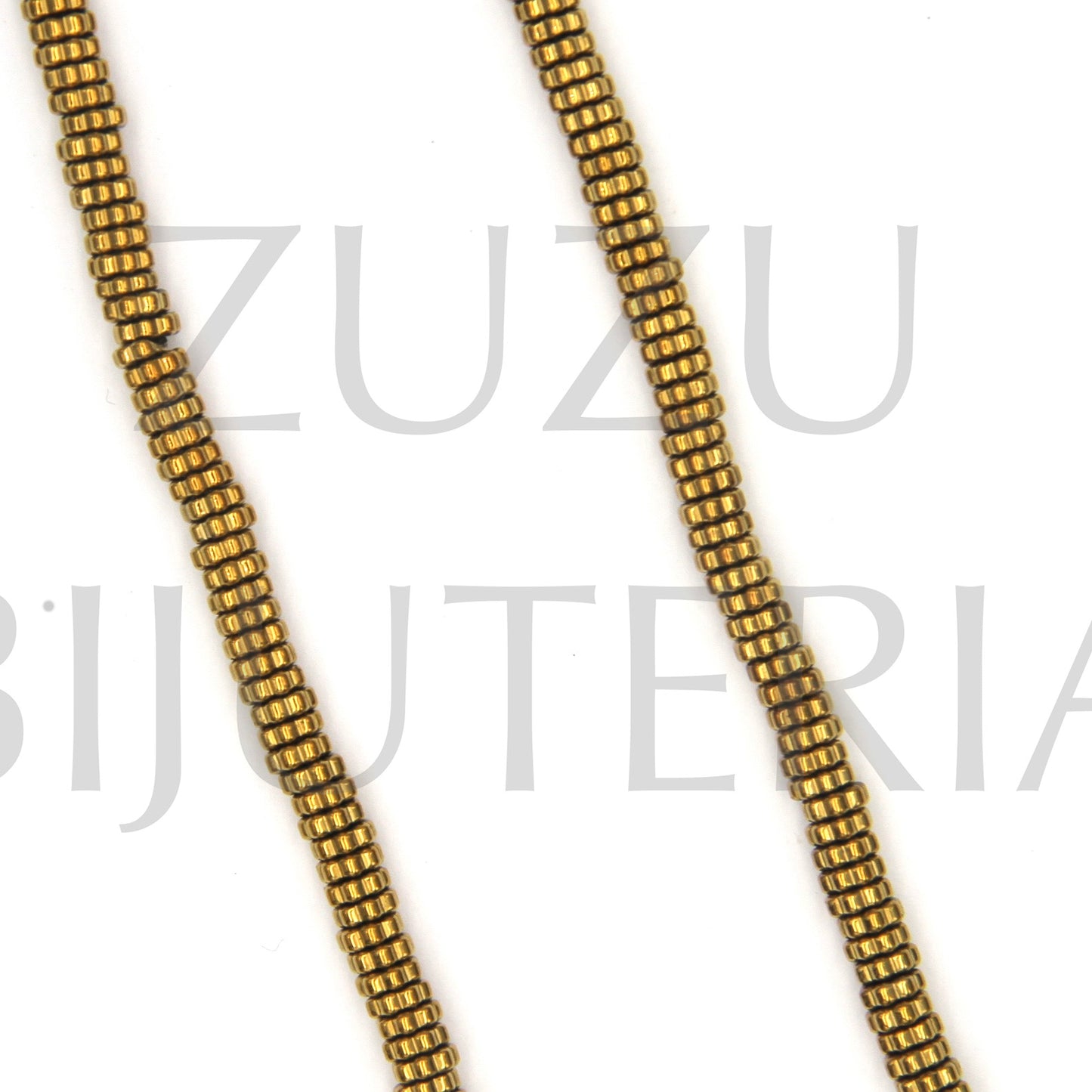 Conta Hematita 5mm x 1.5mm (Pack de 30)