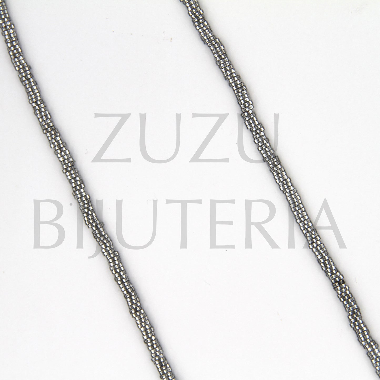 Conta Hematita 3.5mm x 1mm (Pack de 30)