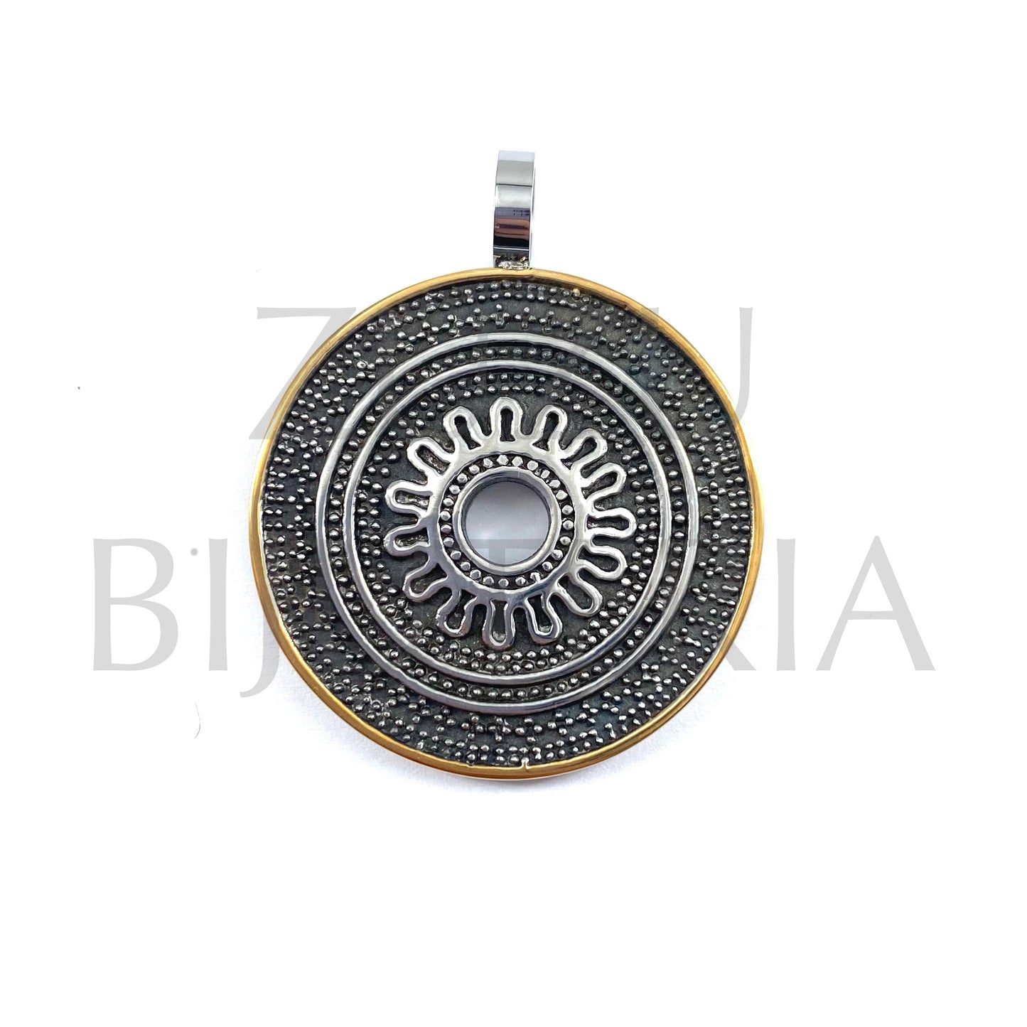 Pendente Flor 40mm - Aço Inox