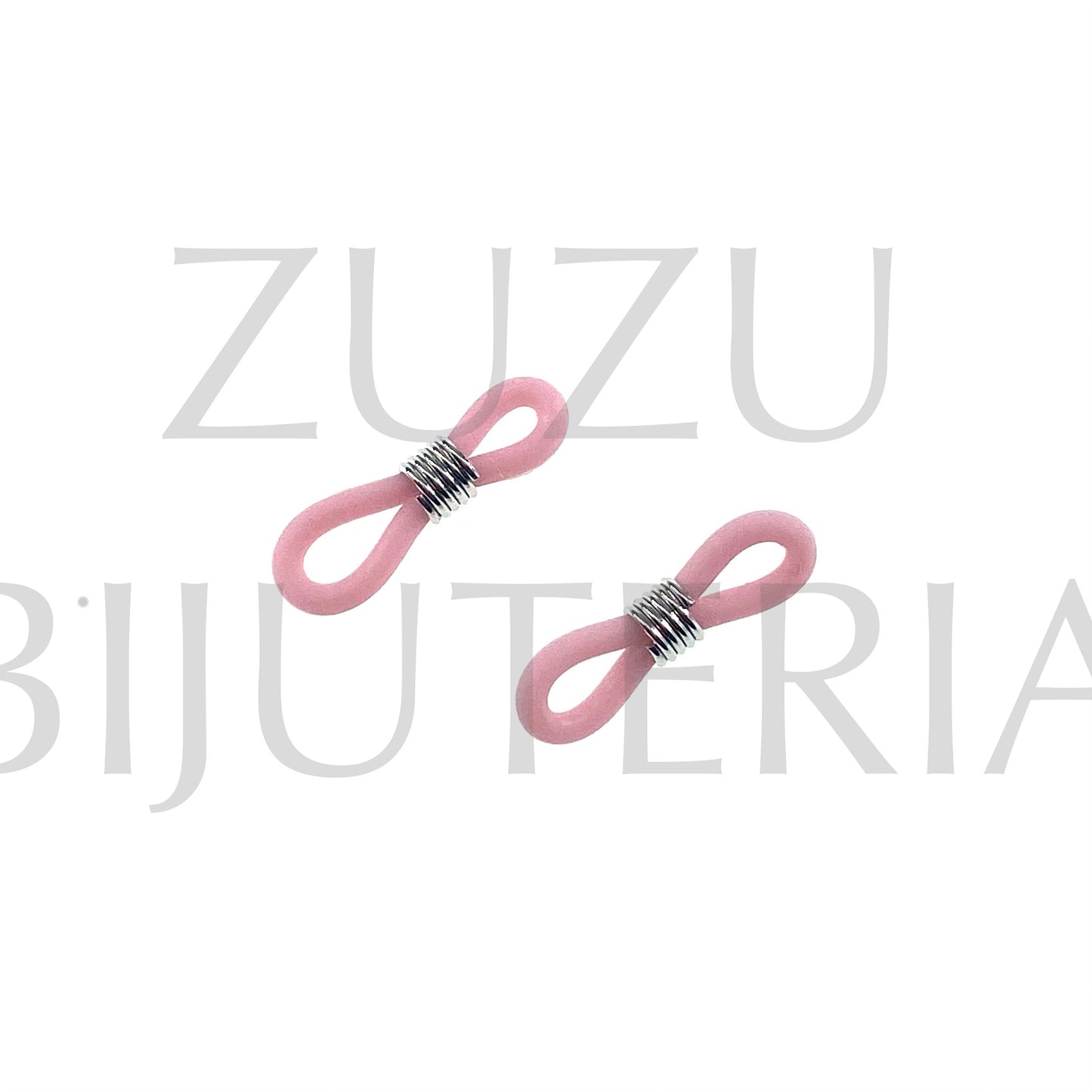 Borracha para Oculos Prateado 20mm - Cobre