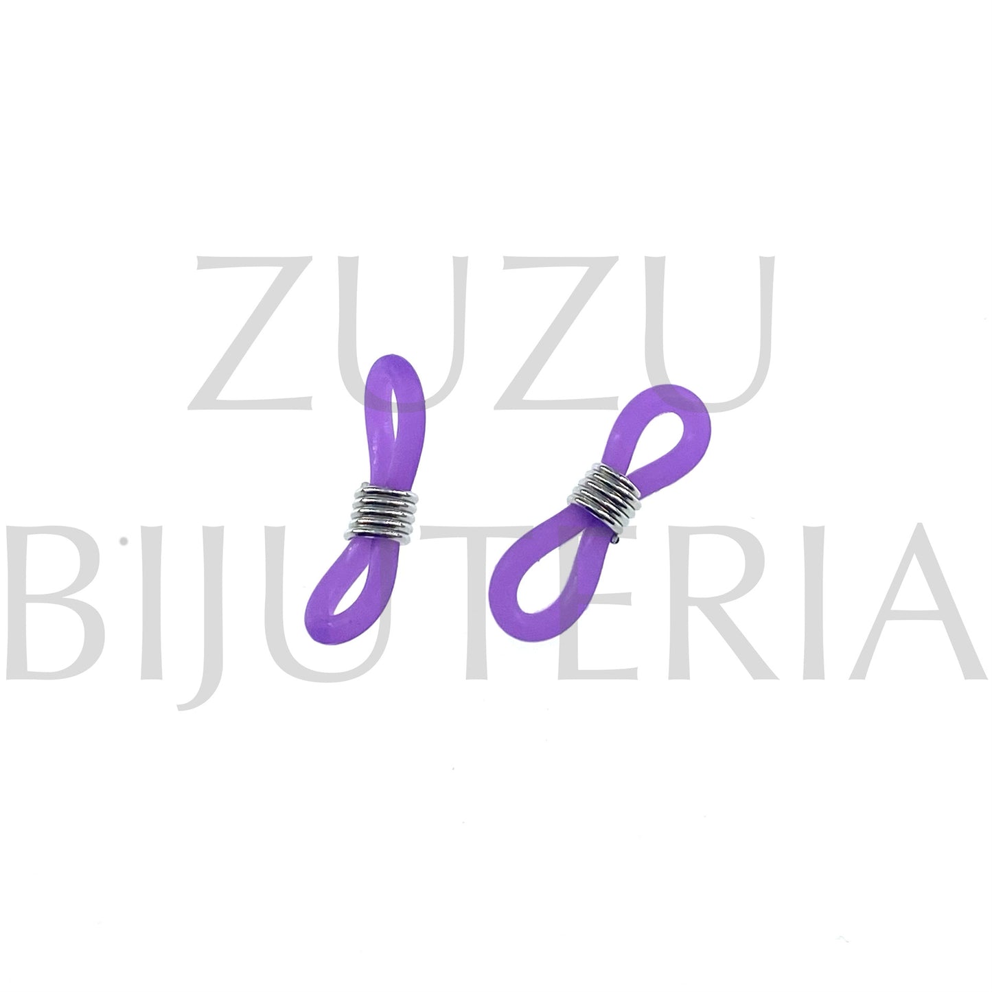 Borracha para Oculos Prateado 20mm - Cobre