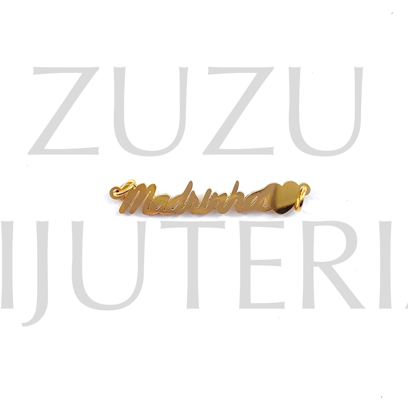 Pendant / Intermeio Godmother 6mm x 30mm - Stainless Steel