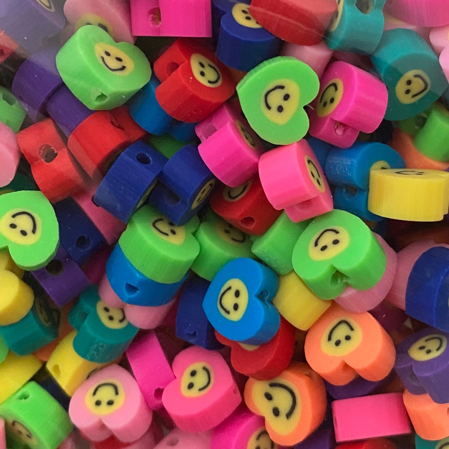 Contas Smile Coração 10mm