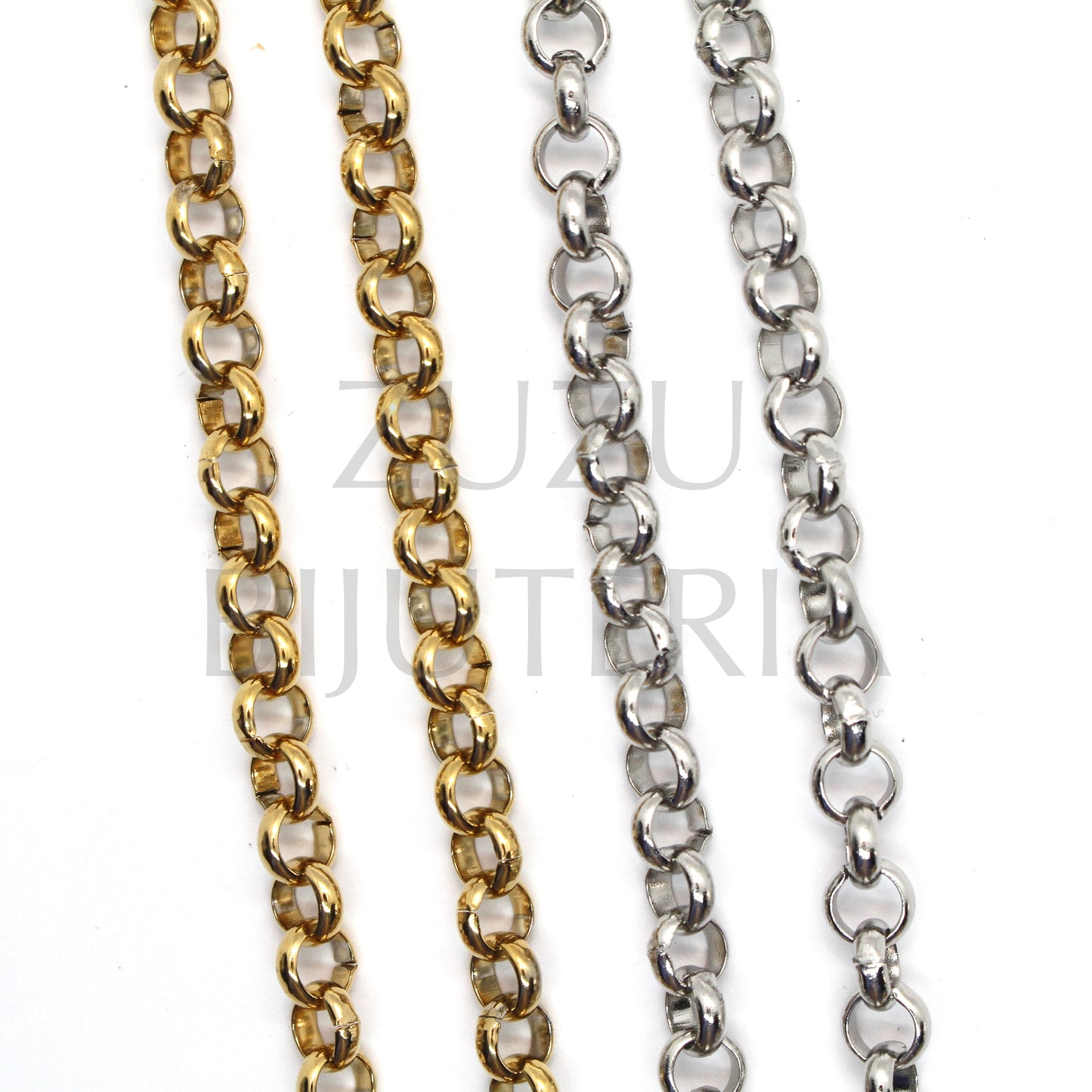 5mm Round Link Chain - Stainless Steel