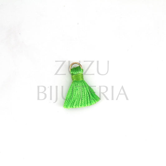 Borla/Franja Verde Neon 22mm x 12mm