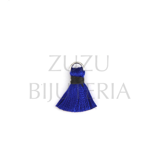 Borla/Franja Azul Escuro/Preto 22mm x 12mm