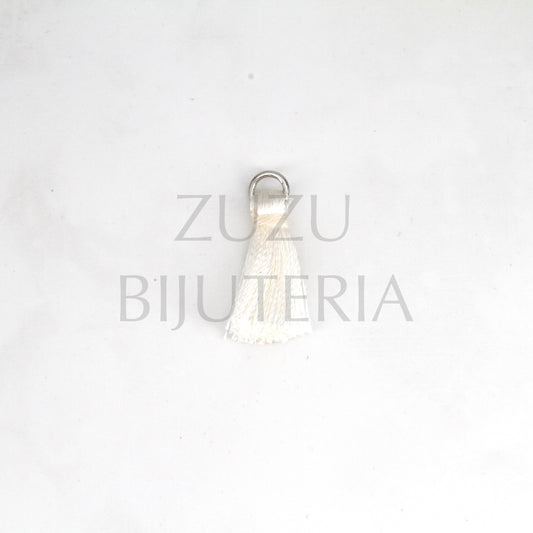 Borla/Franja Branco 22mm x 12mm