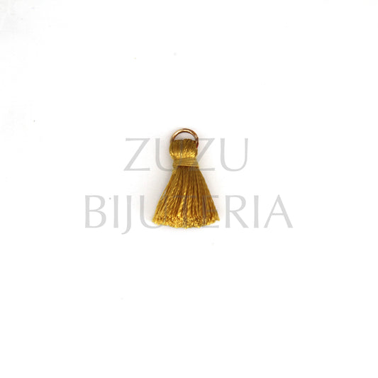 Borla/Franja Amarelo Mostarda 22mm x 12mm