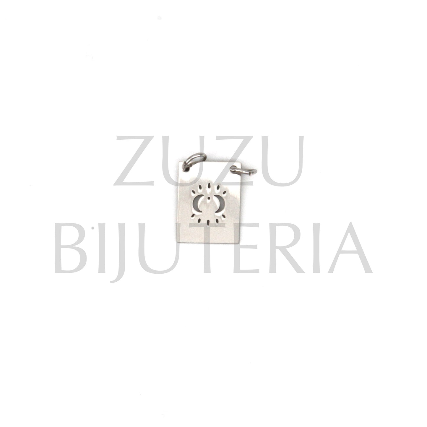 Pendente/Escapulário Símbolo 15mm x 11mm - Aço Inox