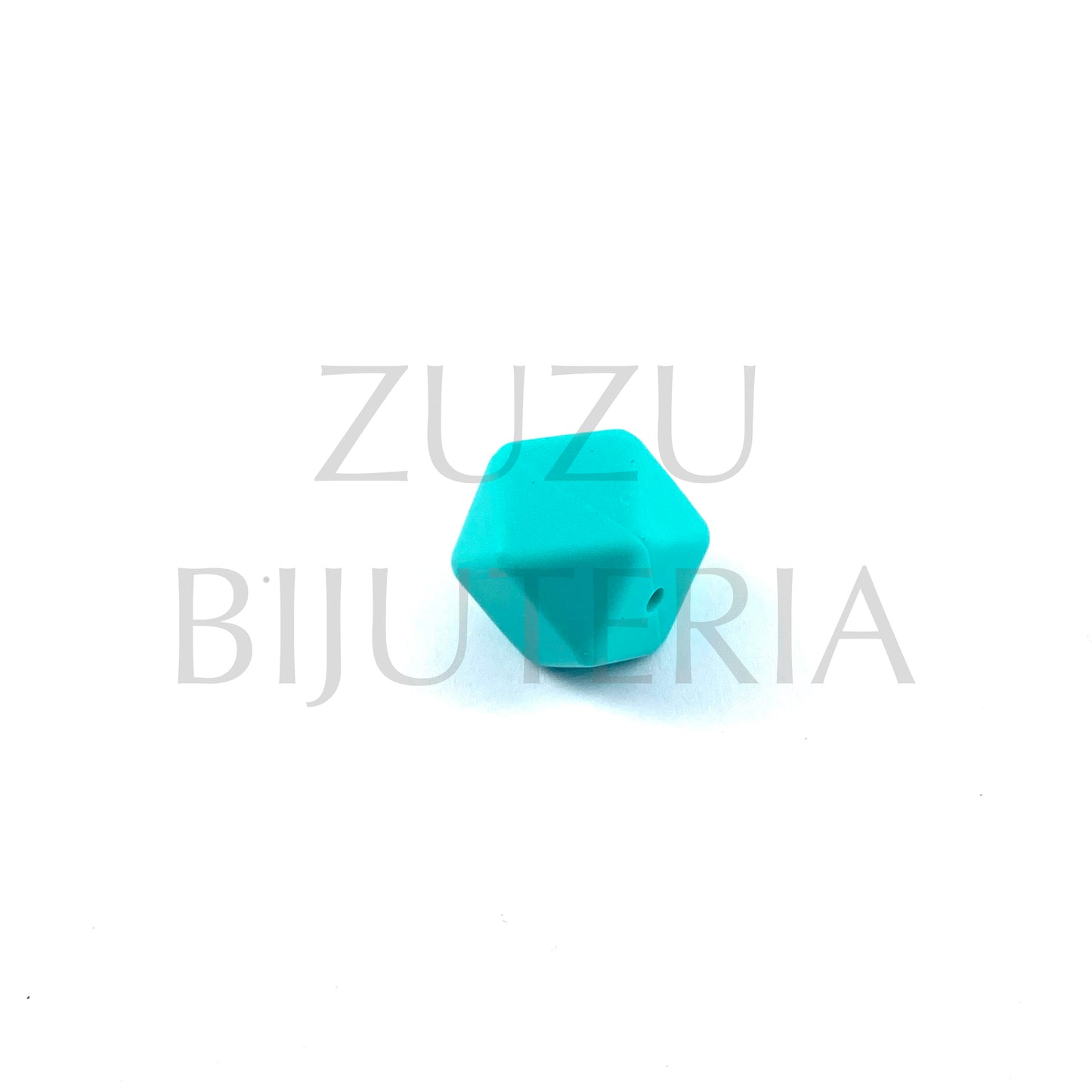Conta Turquesa 17mm - Silicone