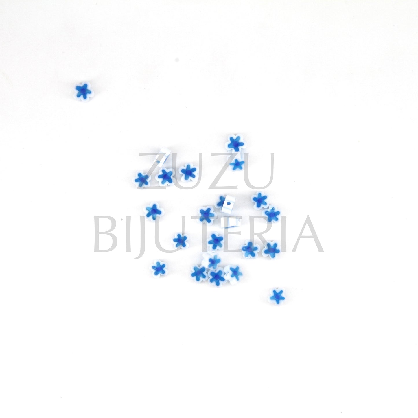 5mm Flower Beads - Glass