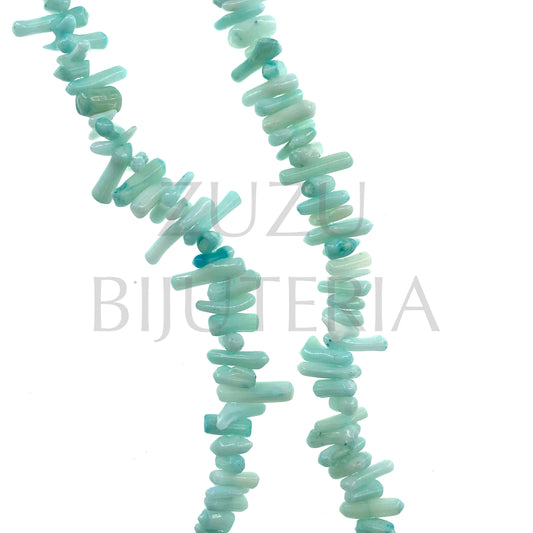 Fiada Coral (39cm) - Azul Menta