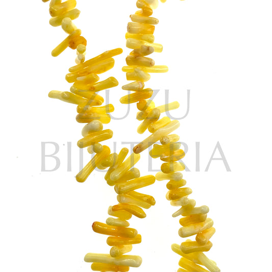 Fiada Coral (39cm) - Amarelo