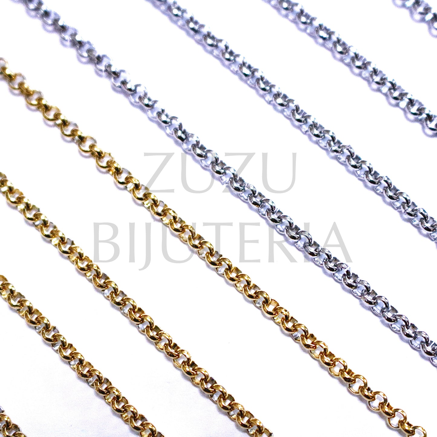 2mm Round Link Chain - Stainless Steel