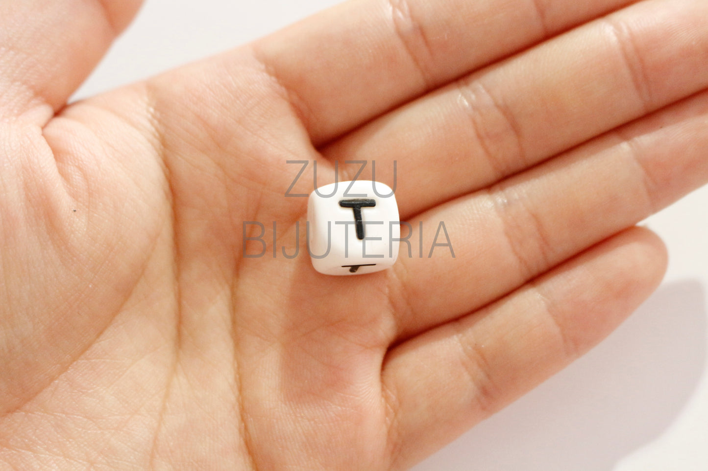 Letra Cubo 12mm - Silicone