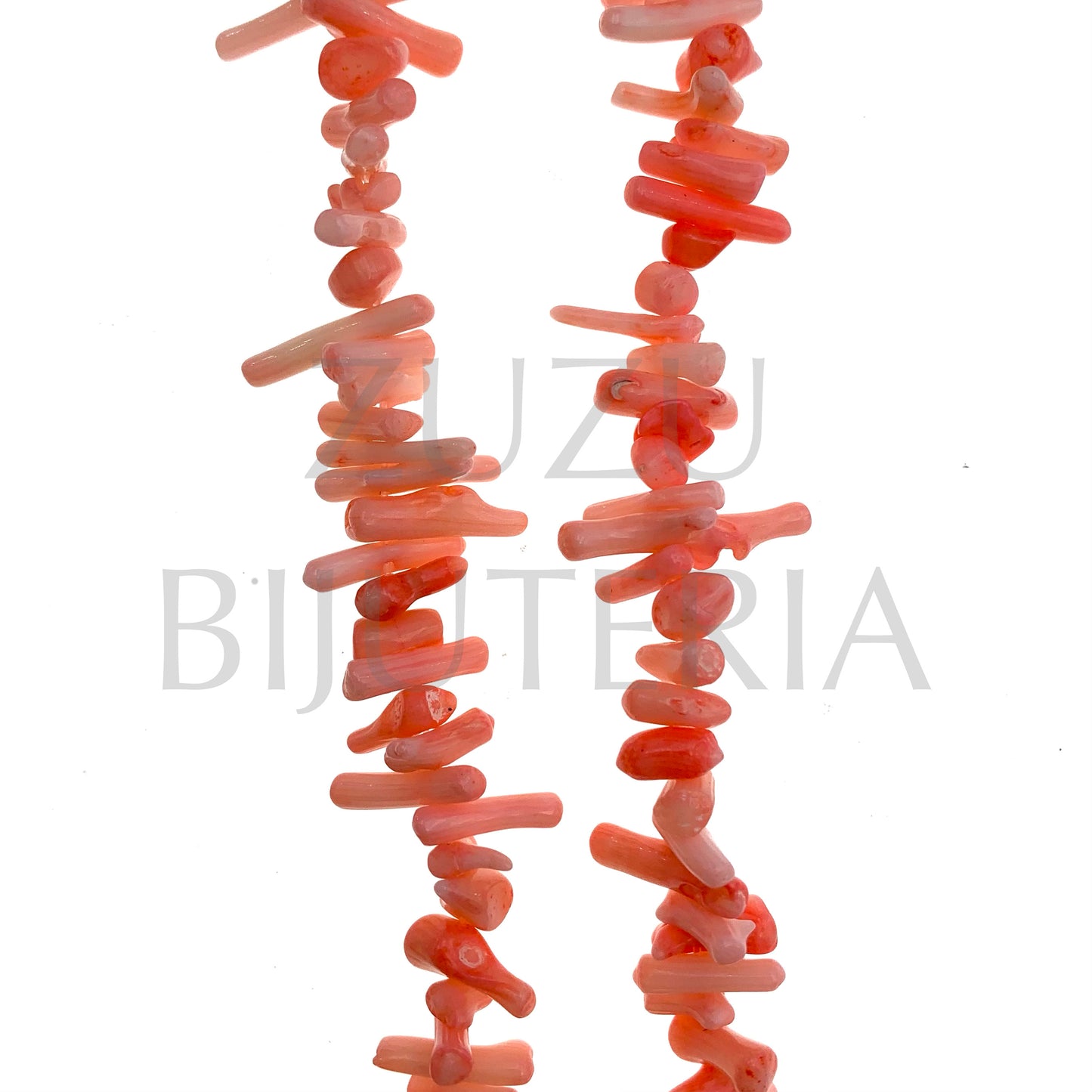 Fiada Coral 17mm (39cm) - Cor de Rosa