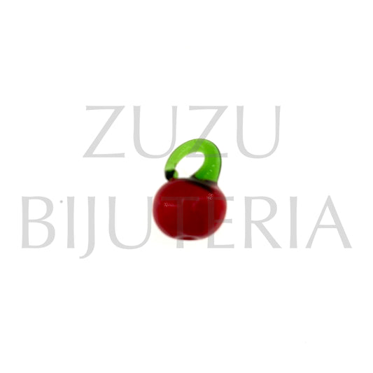 Pendente Fruta  15mm x 10mm - Vidro