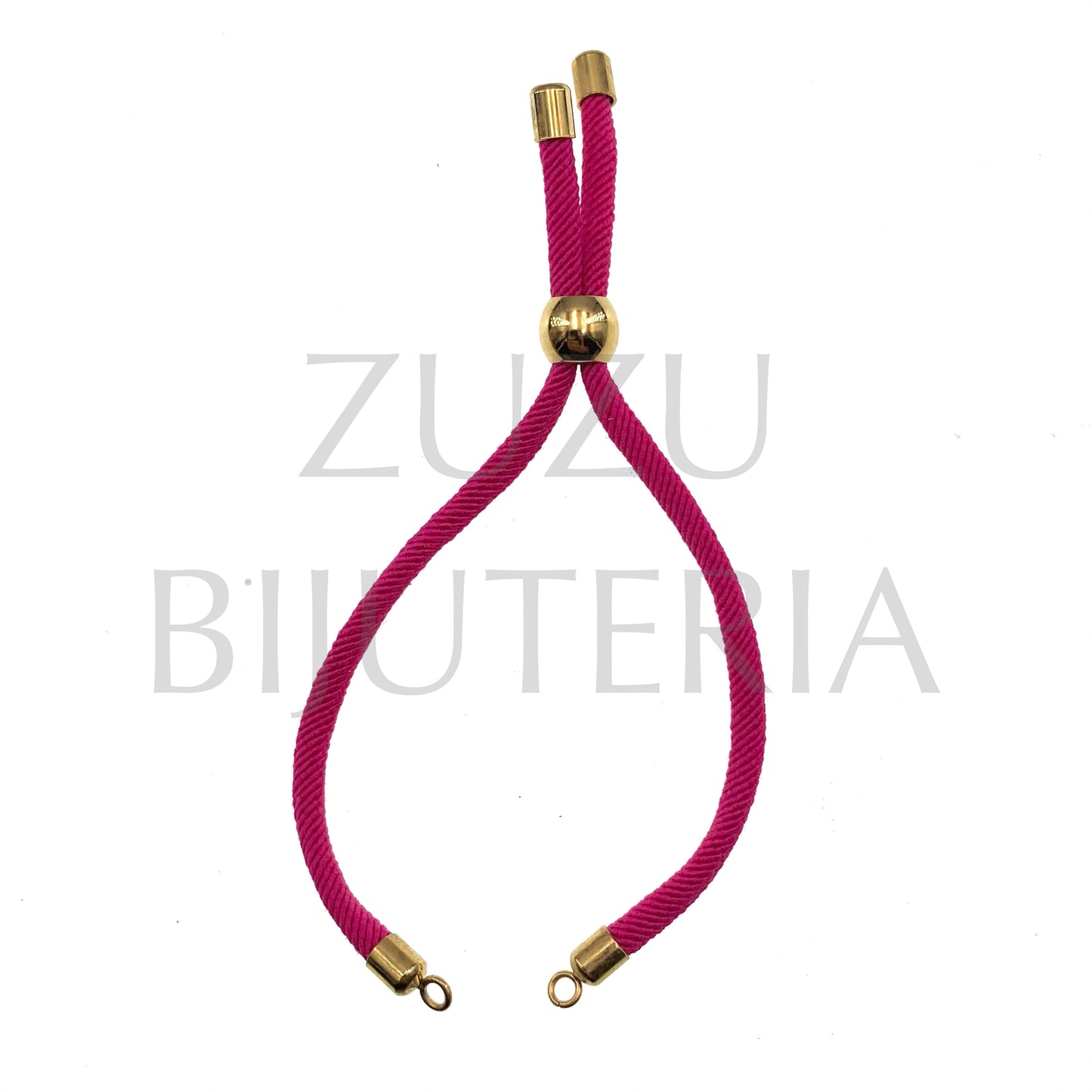 Pulseira Semi-Pronto Rosa 24mm - Aço Inox