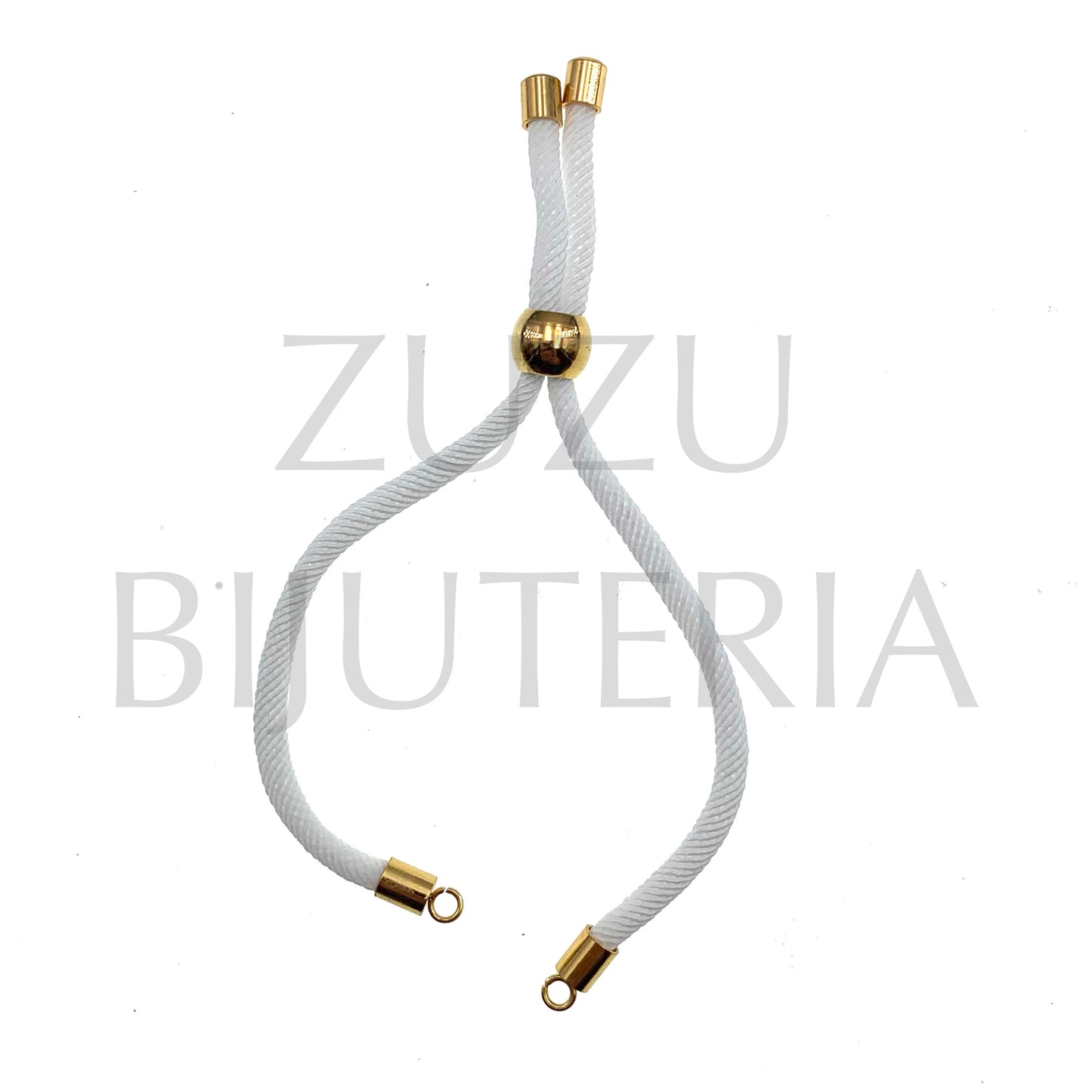 Pulseira Semi-Pronto Branco 24mm - Aço Inox