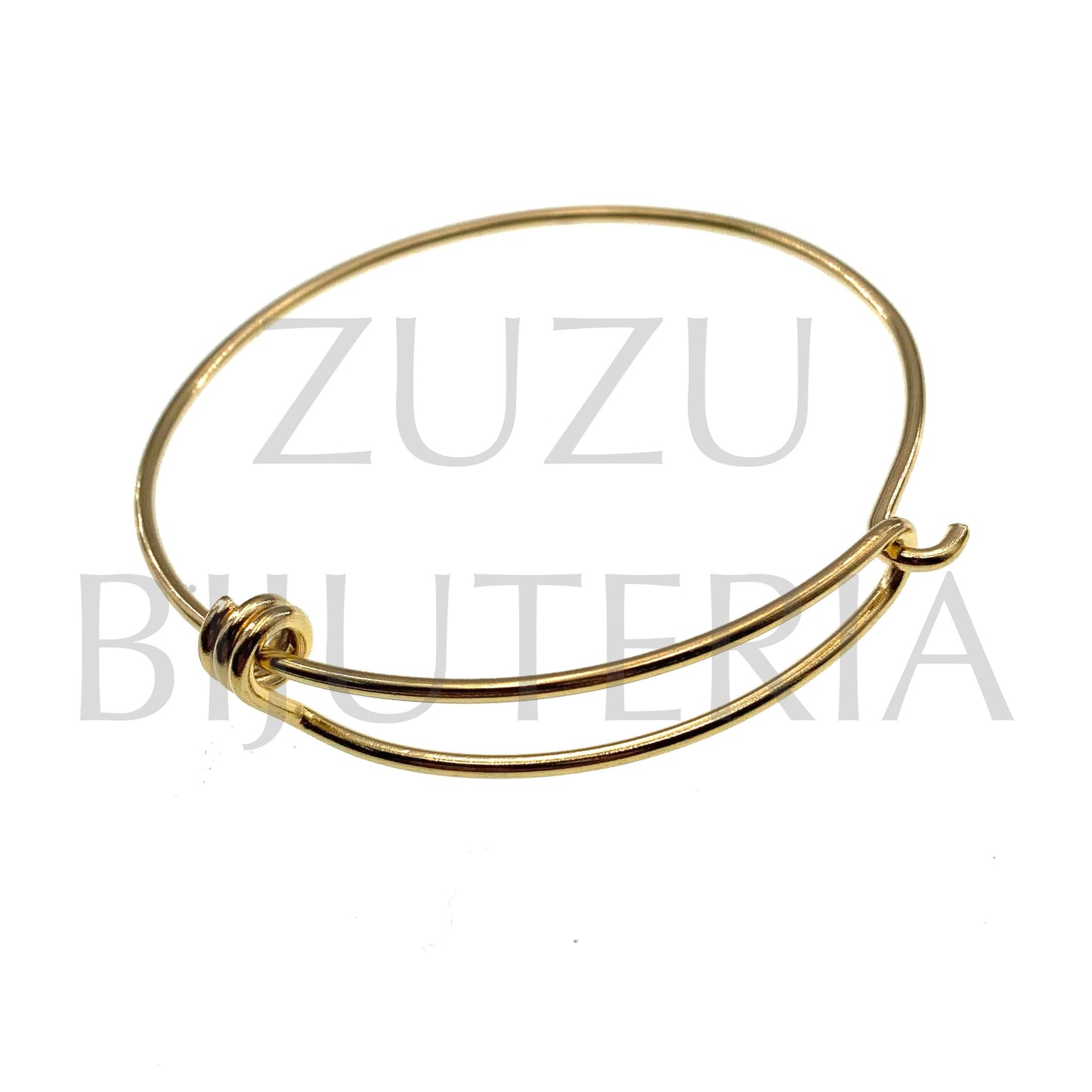 Pulseira/Escrava Dourado 68mm - Aço Inox