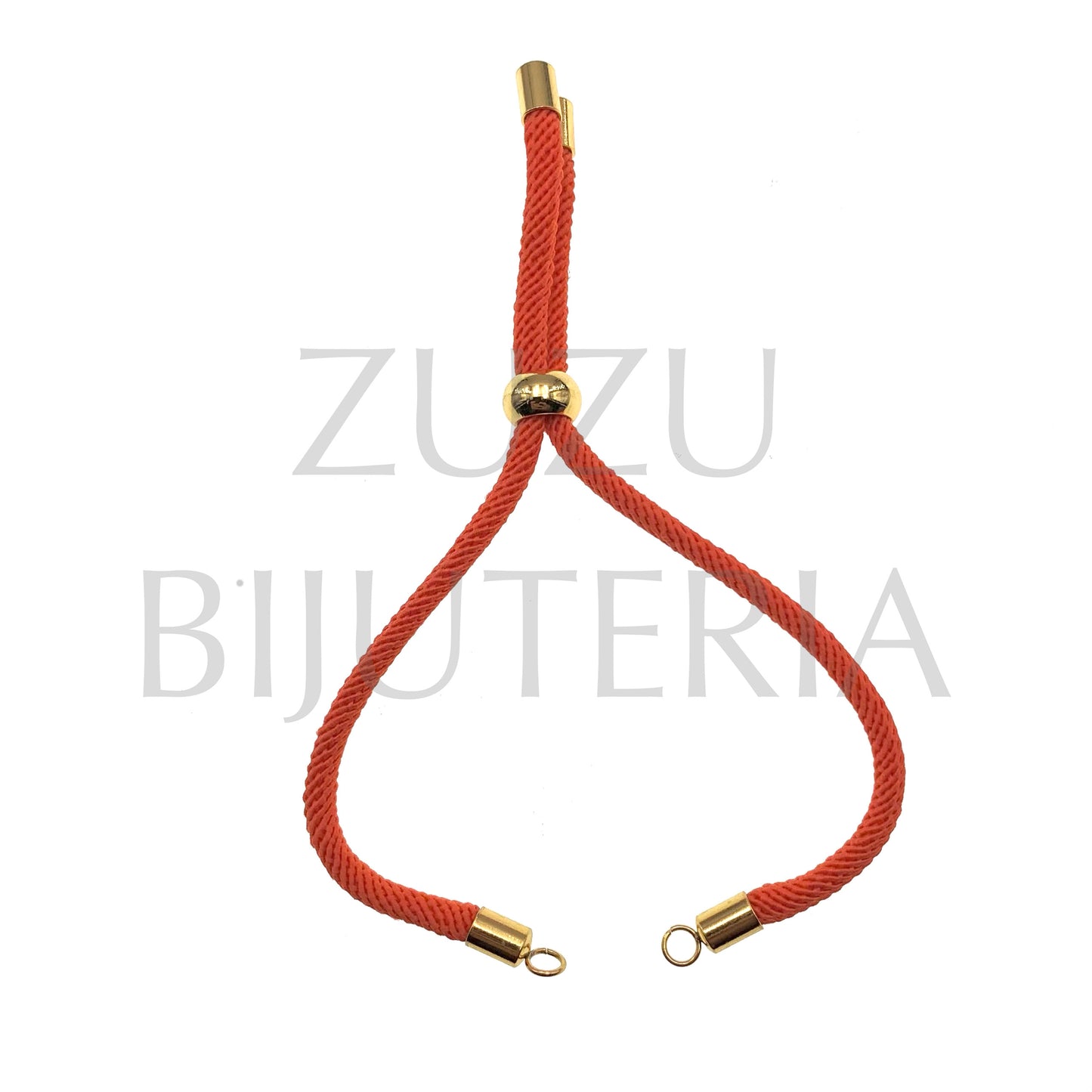 Pulseira Semi-Pronto Laranja 24mm - Aço Inox