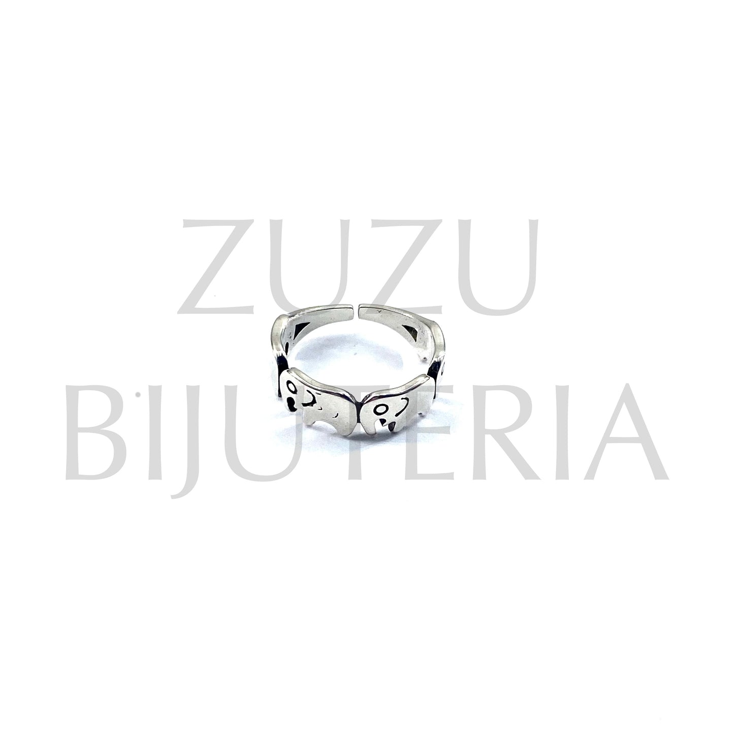 Ring (Adjustable) - Silver Plated