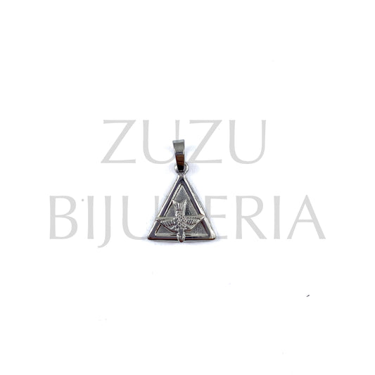 Pendant Holy Spirit Silver 15mm - Stainless Steel