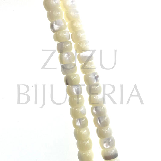 Bead 5mm Mother of Pearl Disc (Pack 10)
