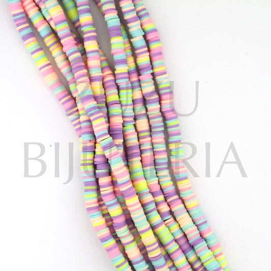 Fiada Discos de Borracha 6mm - Misturado