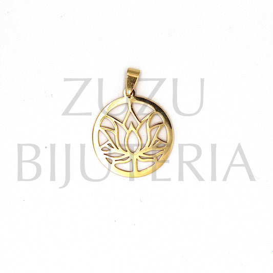 Pendente Lotus 30mm - Aço Inox