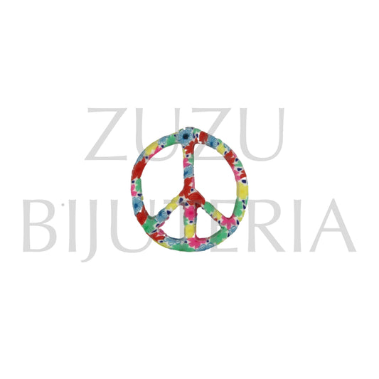 Pendente PEACE 27mm x 25mm - Fimo