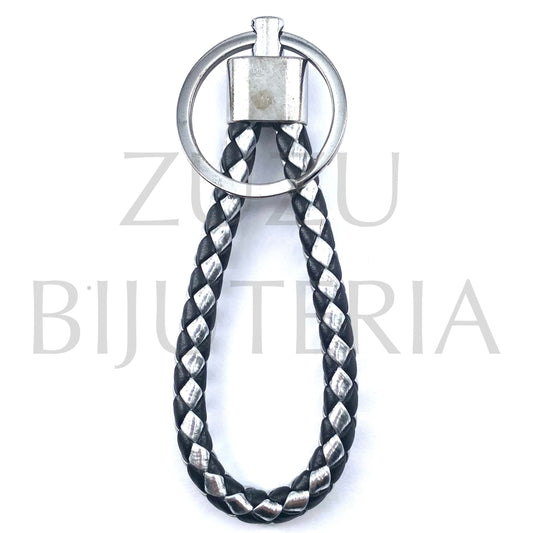 Key Holder - Black and Silver