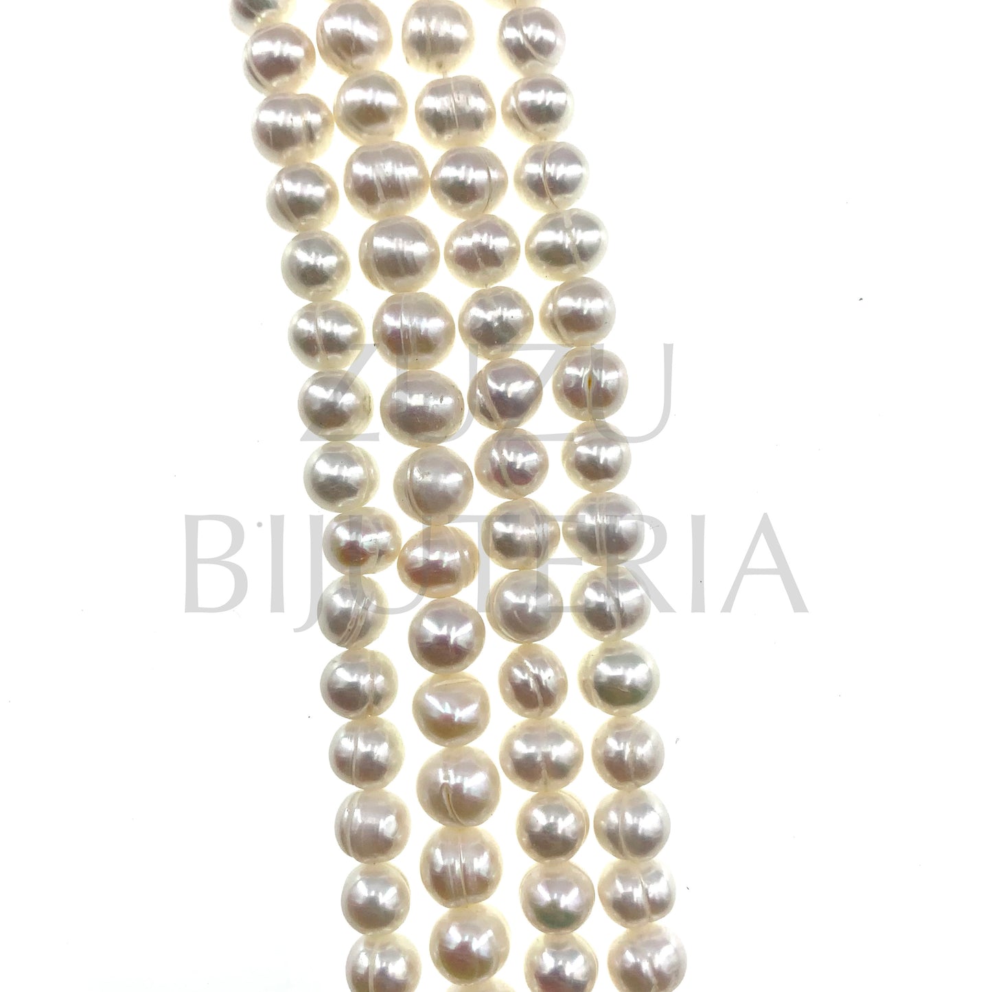 Freshwater Pearl String 7.5mm x 7mm (38cm)