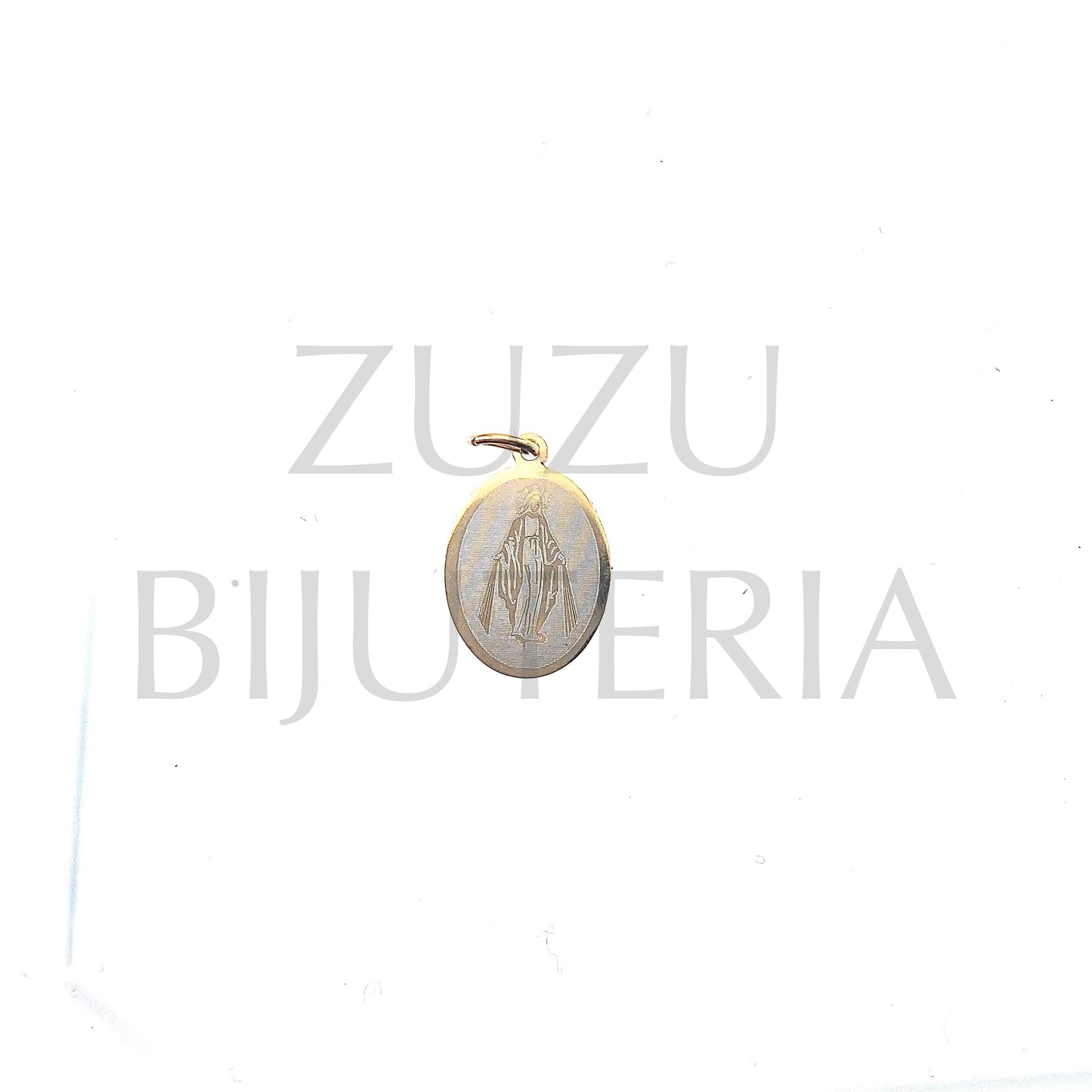 Our Lady Pendant 15mm x 11mm - Stainless Steel