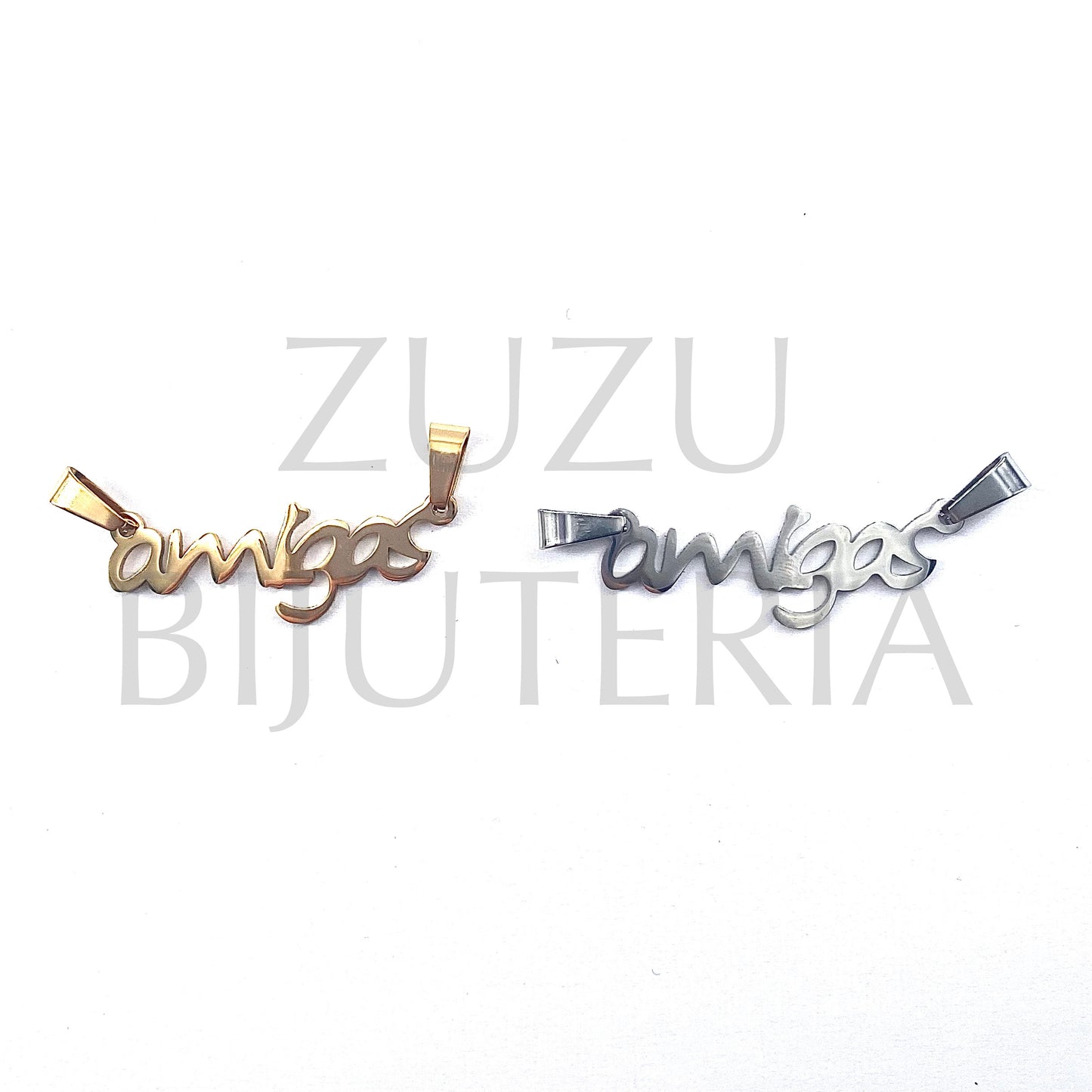 Amiga Pendant 12mm x 34mm - Stainless Steel