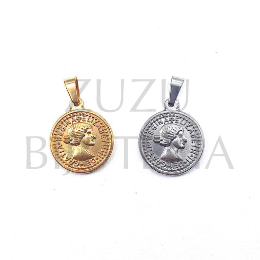 Pendant Coin 20mm - Stainless Steel