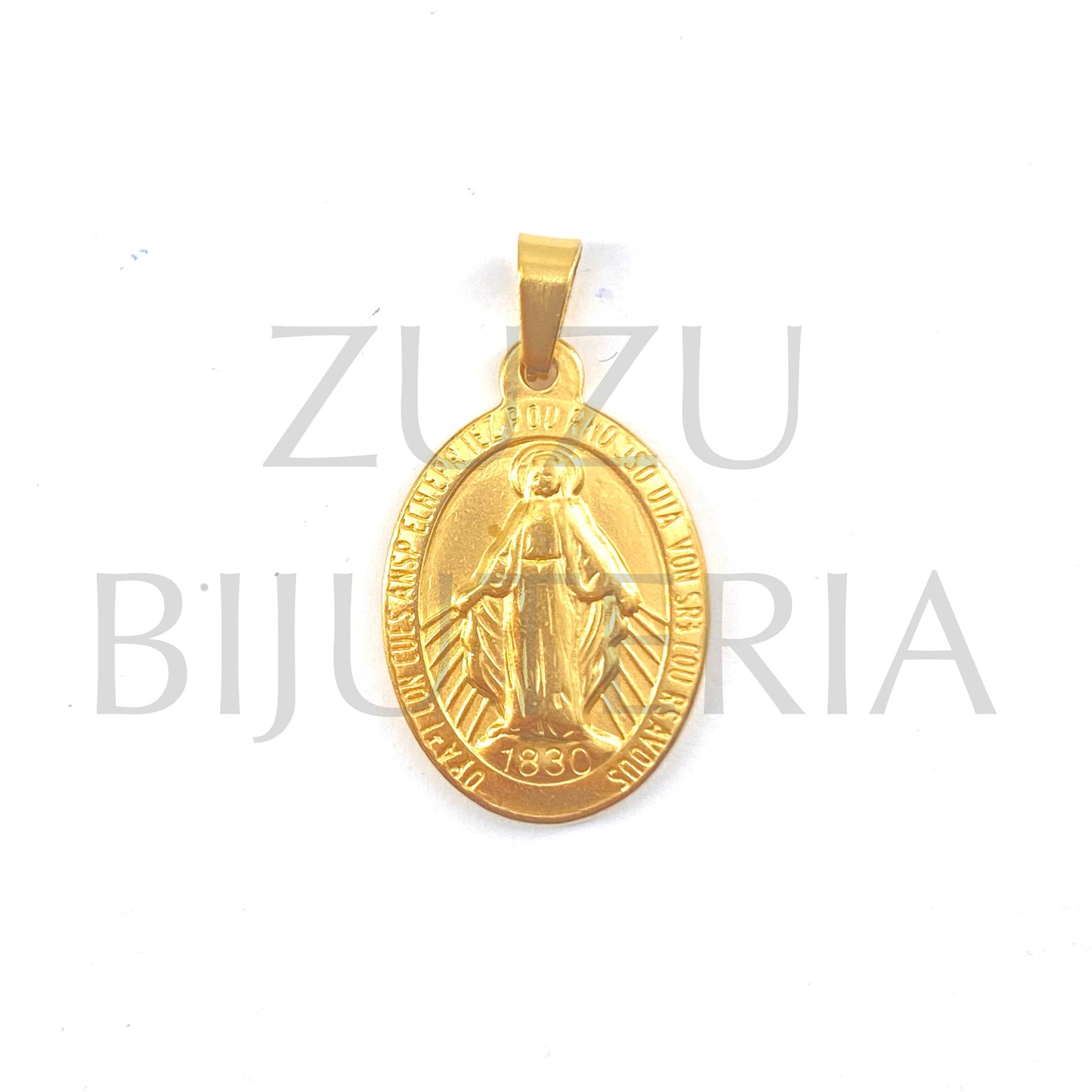 Our Lady Pendant 29mm x 20mm - Stainless Steel