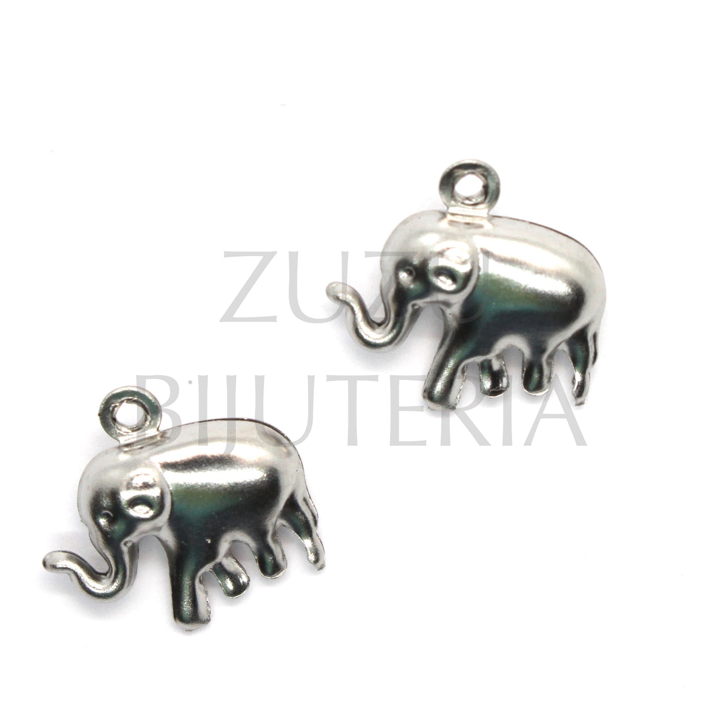 Pendente Elefante 14mm x 15mm - Aço Inox