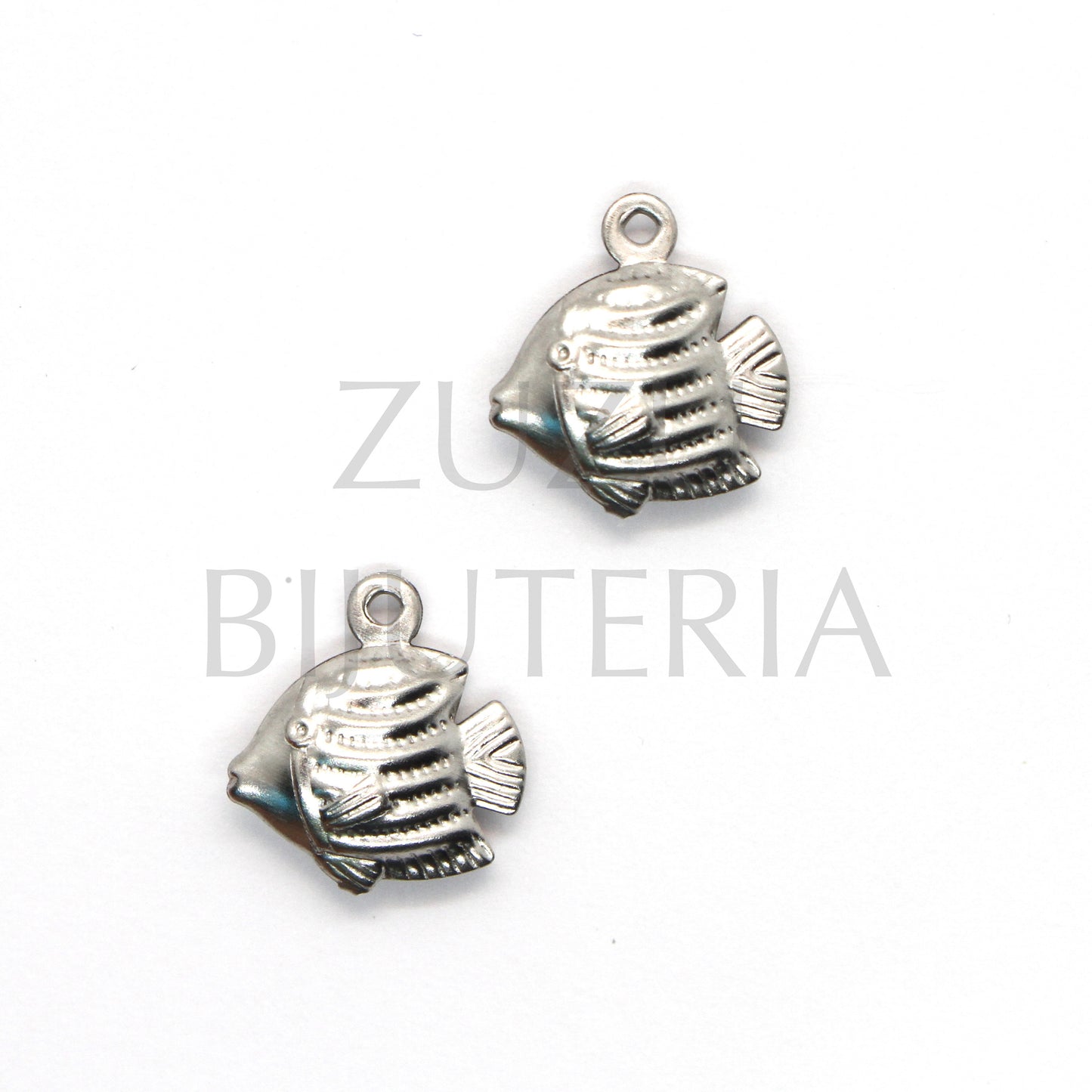 Pendente Peixe 12.5mm x 12mm - Aço Inox