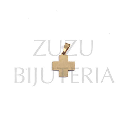 Pendant Cross 16mm - Stainless Steel