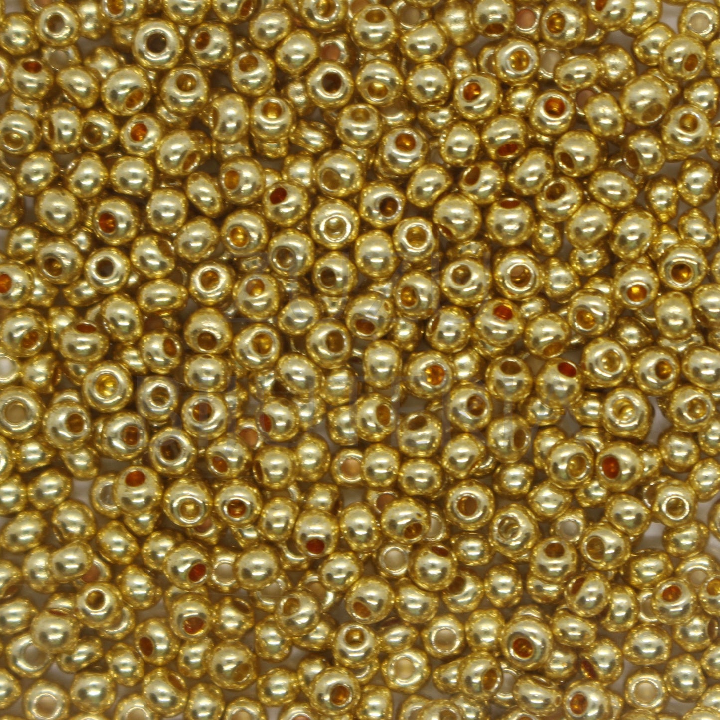 BETTER QUALITY 2mm seed beads Gold - 10g pack