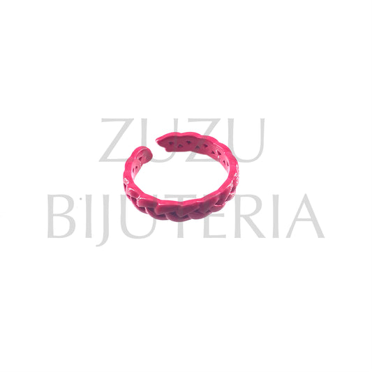 Pink Ring (Adjustable) - Brass