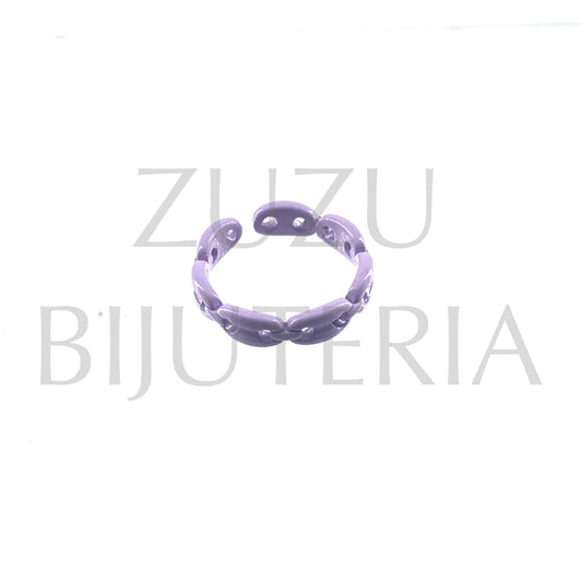Lilac Ring (Adjustable) - Brass