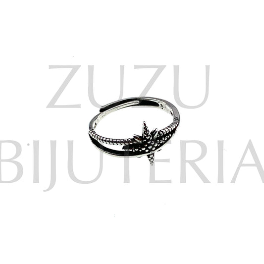 Ring (Adjustable) - Silver Plated