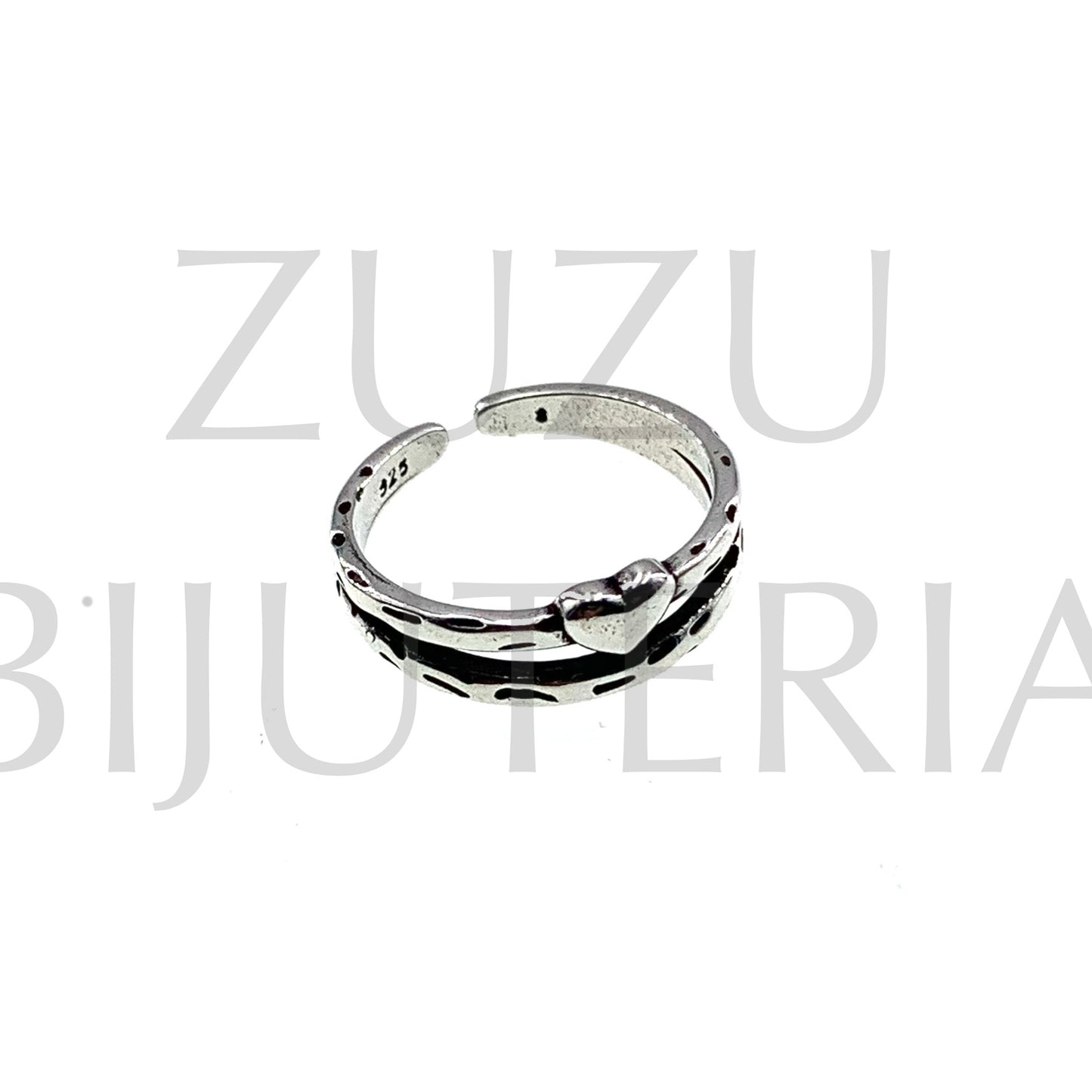 Ring (Adjustable) - Silver Plated